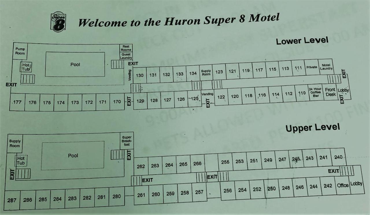 ホテル スーパー 8 バイ ウインダム ヒューロン Huron エクステリア 写真